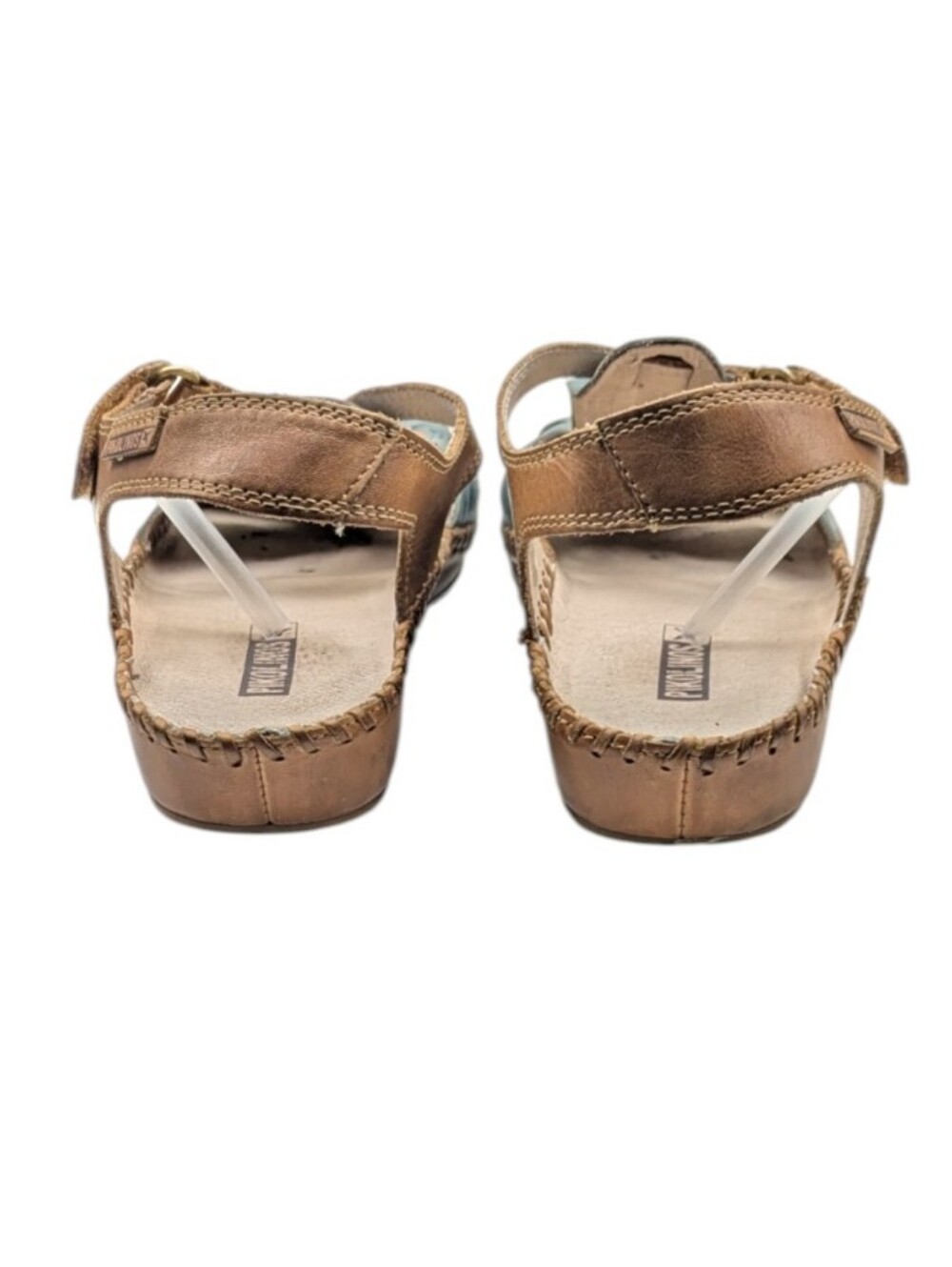 Pikolinos Vallarta T-Strap Leather Sandals Size 39 US 8.5  EUC $180   S4138 - Picture 12 of 12